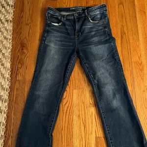COPY - AE AMERICAN EAGLE HI-RISE CROP FLARE. Size 14